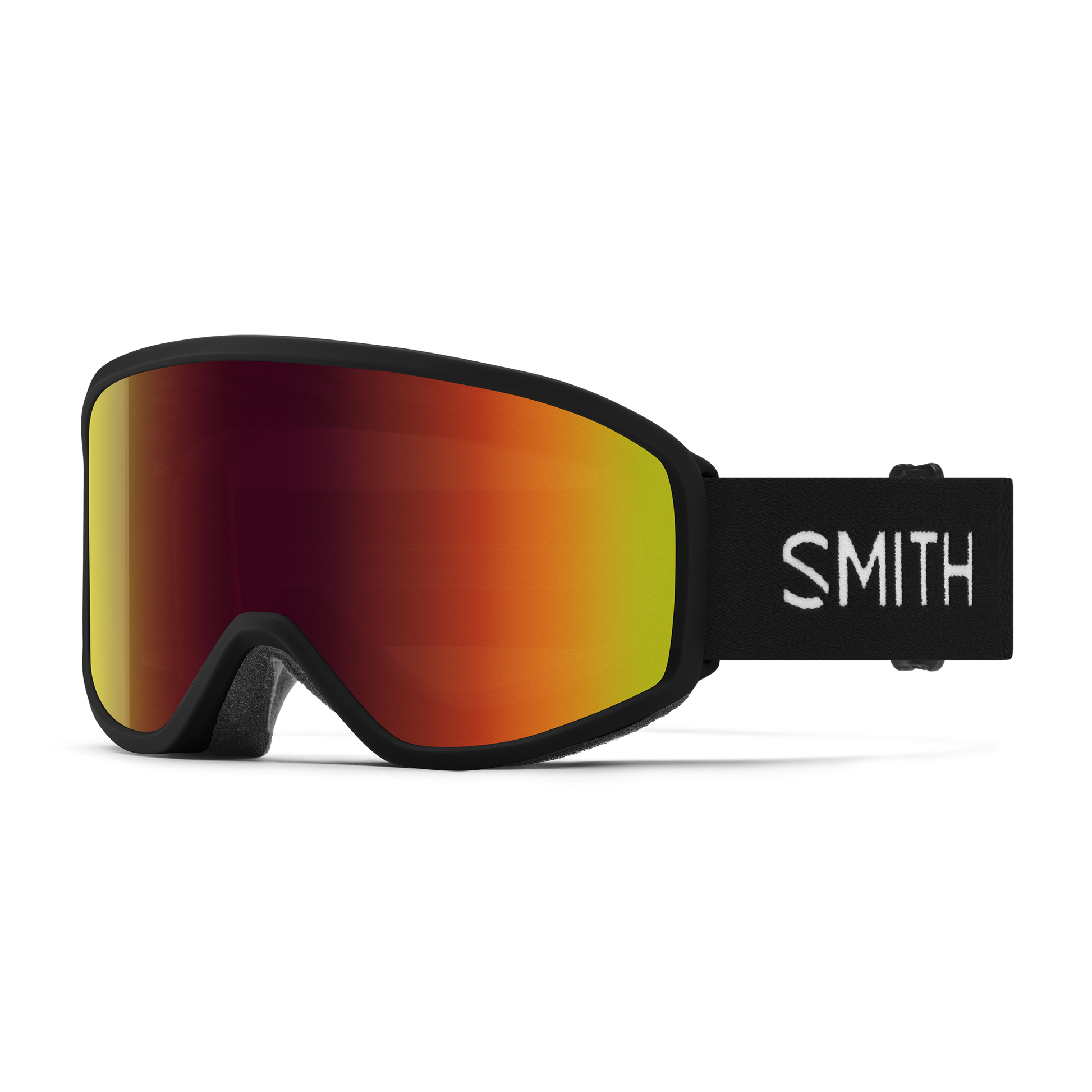 Reason OTG Low Bridge Fit, Black | Red Sol-X Mirror
