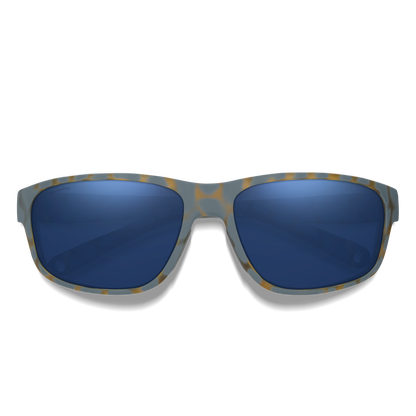 Redding 2, Sunglasses + Matte Tortoise | ChromaPop Glass Polarchromic Brown Green Mirror