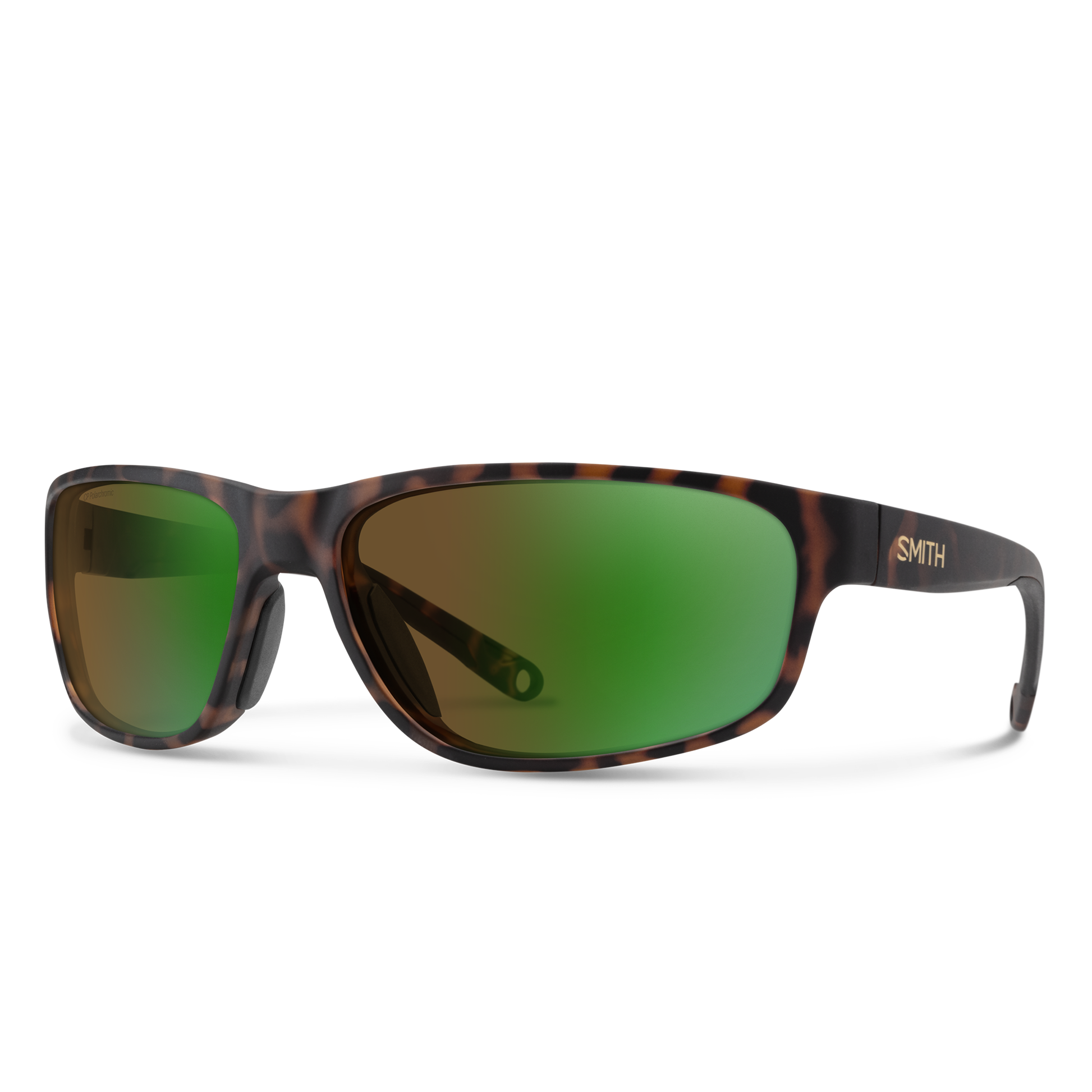 Redding 2, Sunglasses + Matte Tortoise | ChromaPop Glass Polarchromic Brown Green Mirror