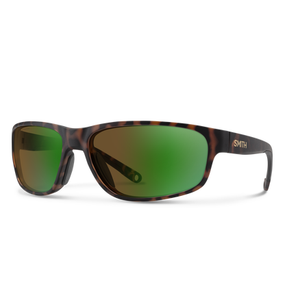 Redding 2, Sunglasses + Matte Tortoise | ChromaPop Glass Polarchromic Brown Green Mirror