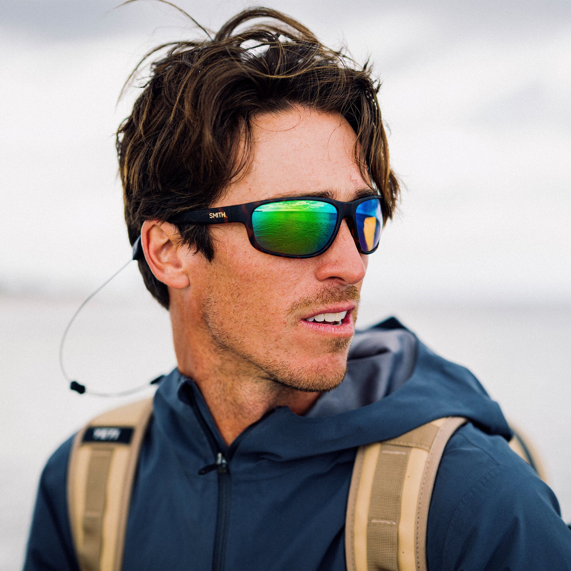 Redding 2, Sunglasses + Matte Tortoise | ChromaPop Glass Polarchromic Brown Green Mirror