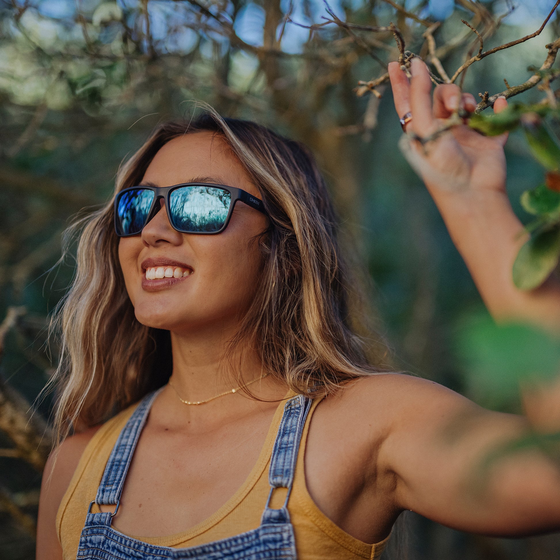Riptide, Sunglasses + Matte Black | ChromaPop Glass Polarized Blue Mirror