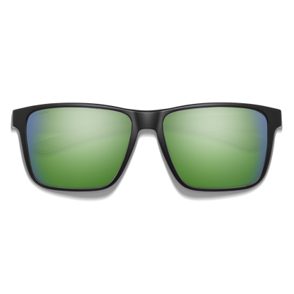 Riptide XL, Matte Black | ChromaPop Polarized Green Mirror