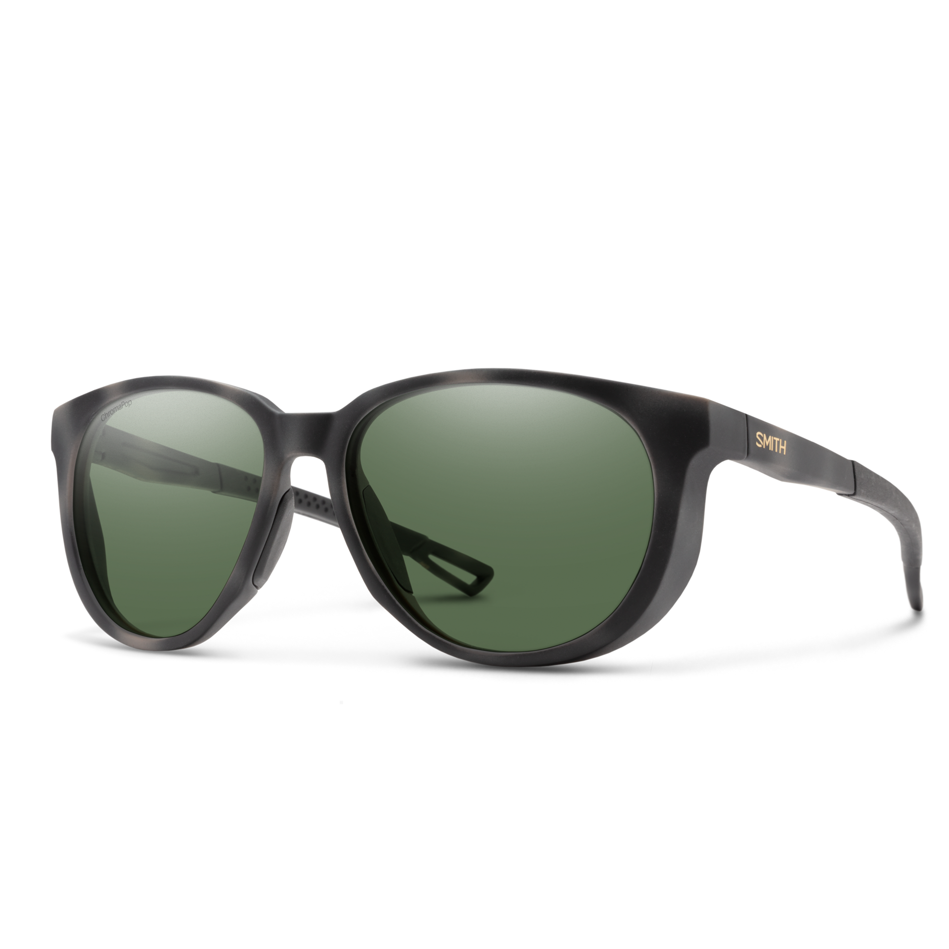 Seeker, Sunglasses + Matte Black | ChromaPop Photochromic Brown