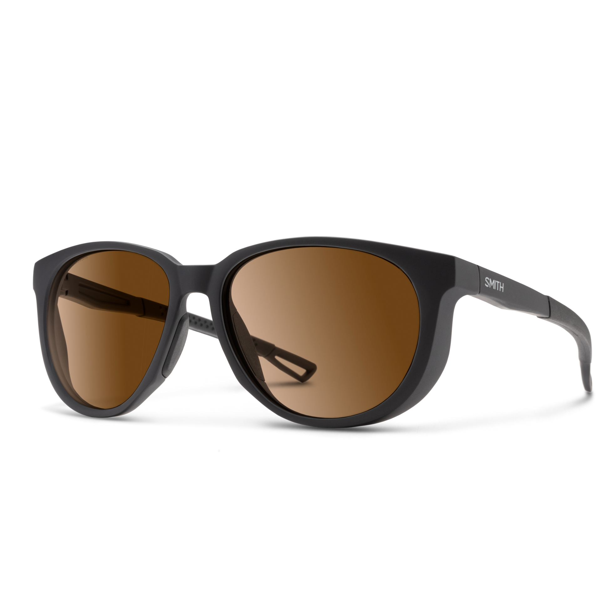 Seeker, Sunglasses + Matte Black | ChromaPop Photochromic Brown
