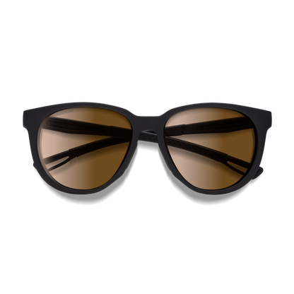 Seeker, Sunglasses + Matte Black | ChromaPop Photochromic Brown