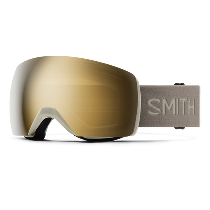 Skyline XL Low Bridge Fit - Past Season, Chalk  | ChromaPop Sun Black Gold Mirror