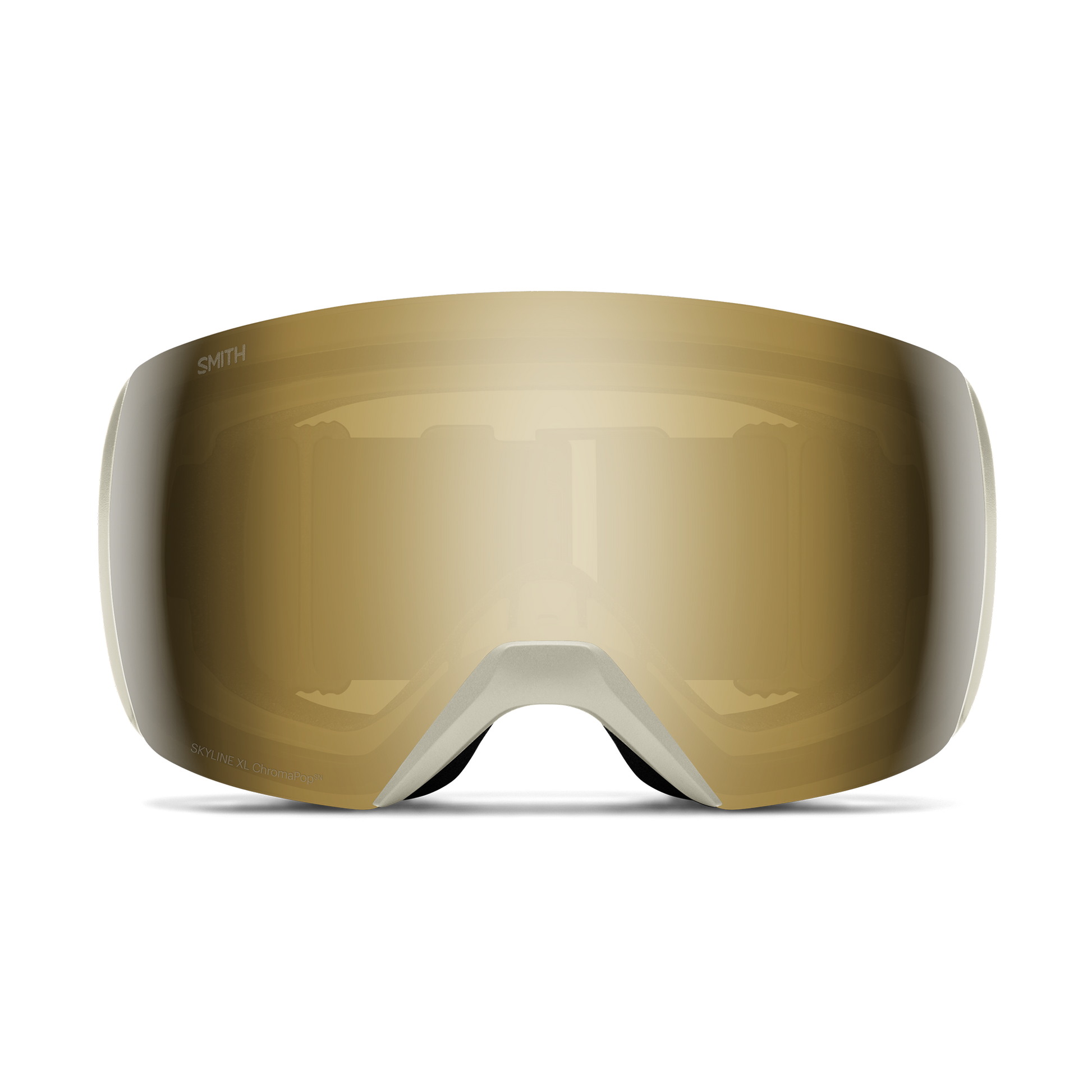 Skyline XL Low Bridge Fit - Past Season, Chalk  | ChromaPop Sun Black Gold Mirror