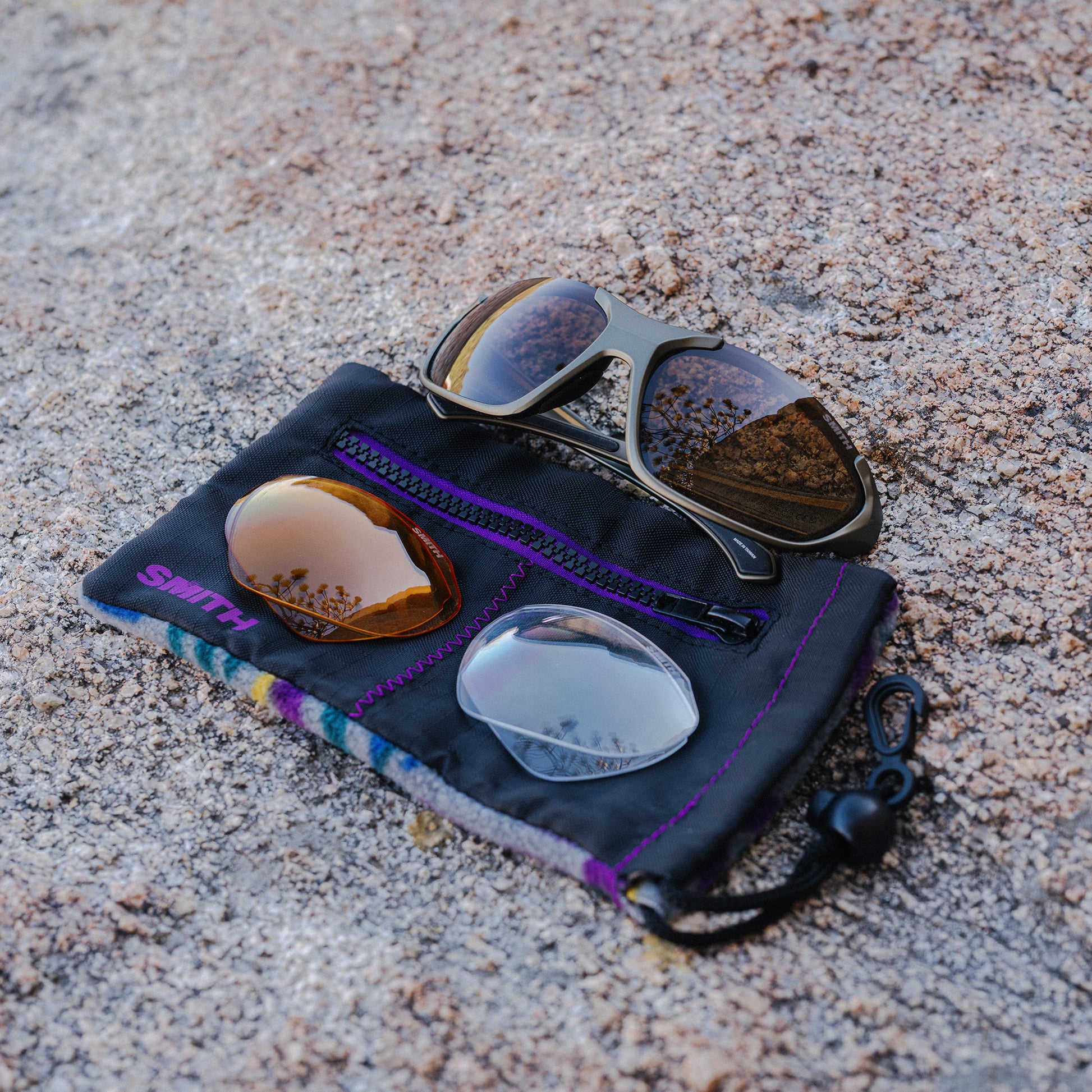 Sliders, Matte Meteorite Crystal | ChromaPop Low Light Rose Blue Mirror