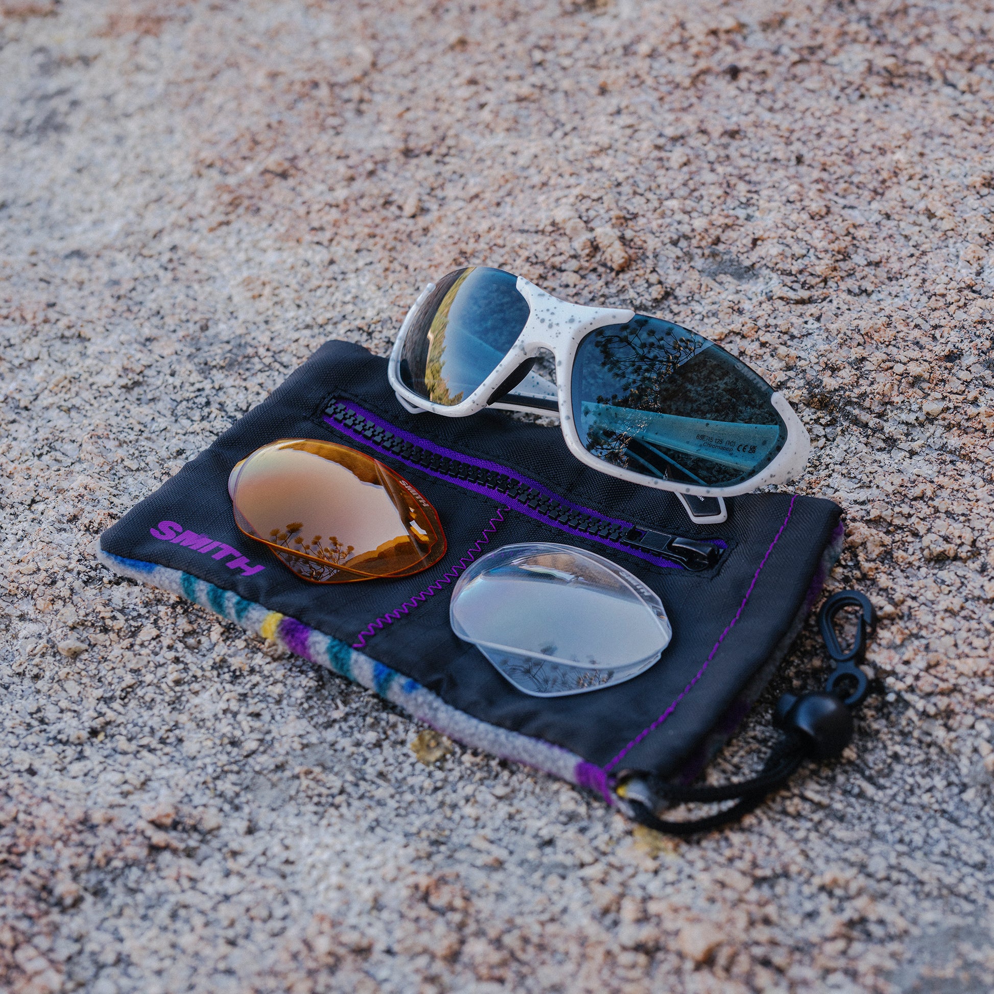 Sliders, Matte Meteorite Crystal | ChromaPop Low Light Rose Blue Mirror