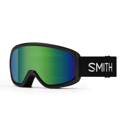 Snowday Low Bridge Fit - Past Season, Black | Green Sol-X Mirror