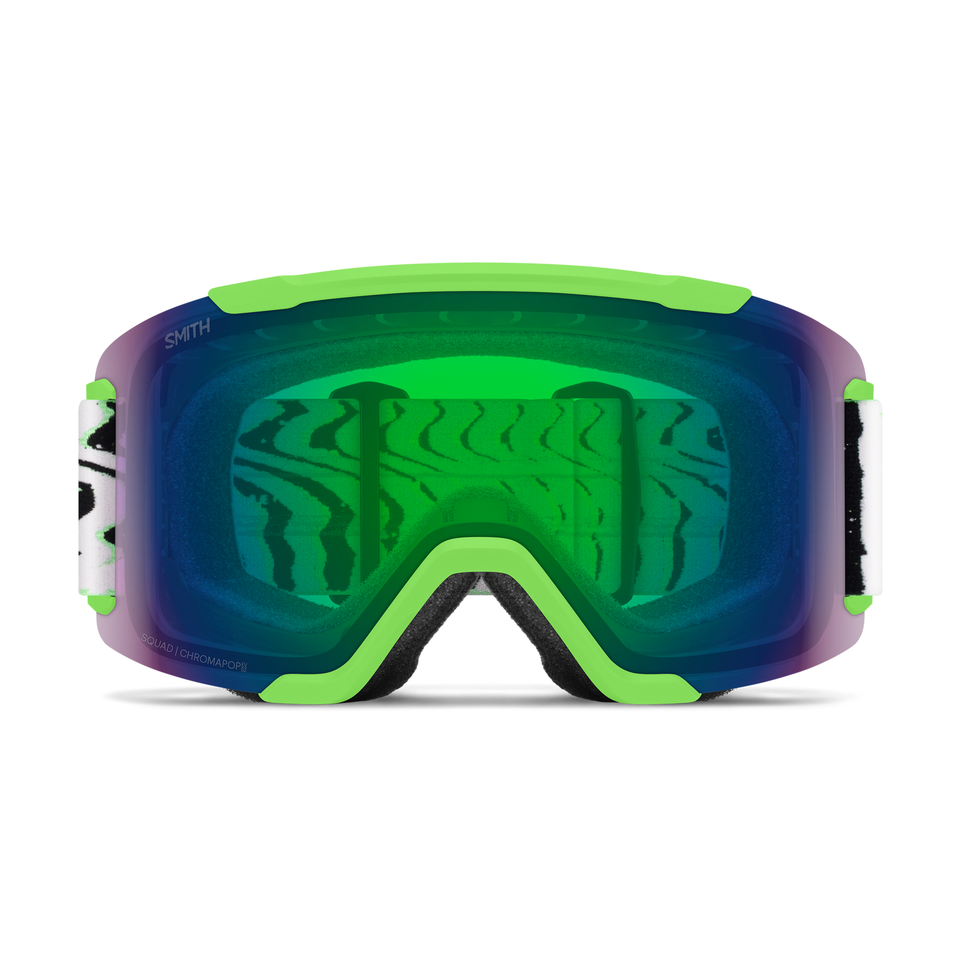 Squad, Black | ChromaPop Sun Green Mirror