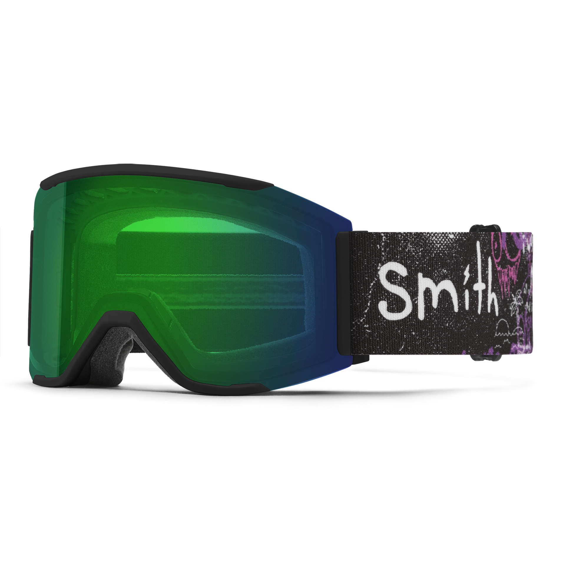 Squad MAG Low Bridge Fit, White Vapor | ChromaPop Everyday Rose Gold Mirror