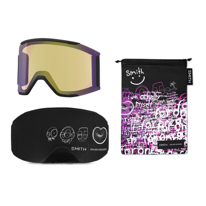 Squad MAG Low Bridge Fit, White Vapor | ChromaPop Everyday Rose Gold Mirror