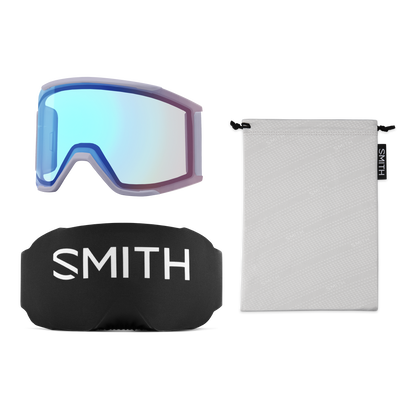 Squad MAG Low Bridge Fit, White Vapor | ChromaPop Everyday Rose Gold Mirror