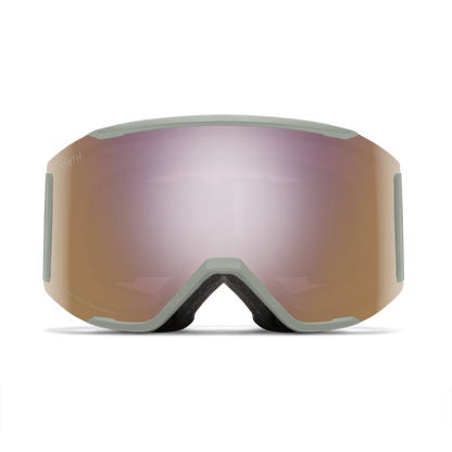 Squad MAG Low Bridge Fit, White Vapor | ChromaPop Everyday Rose Gold Mirror