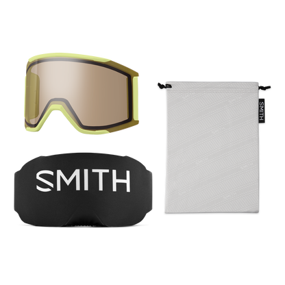 Squad MAG Low Bridge Fit, White Vapor | ChromaPop Everyday Rose Gold Mirror