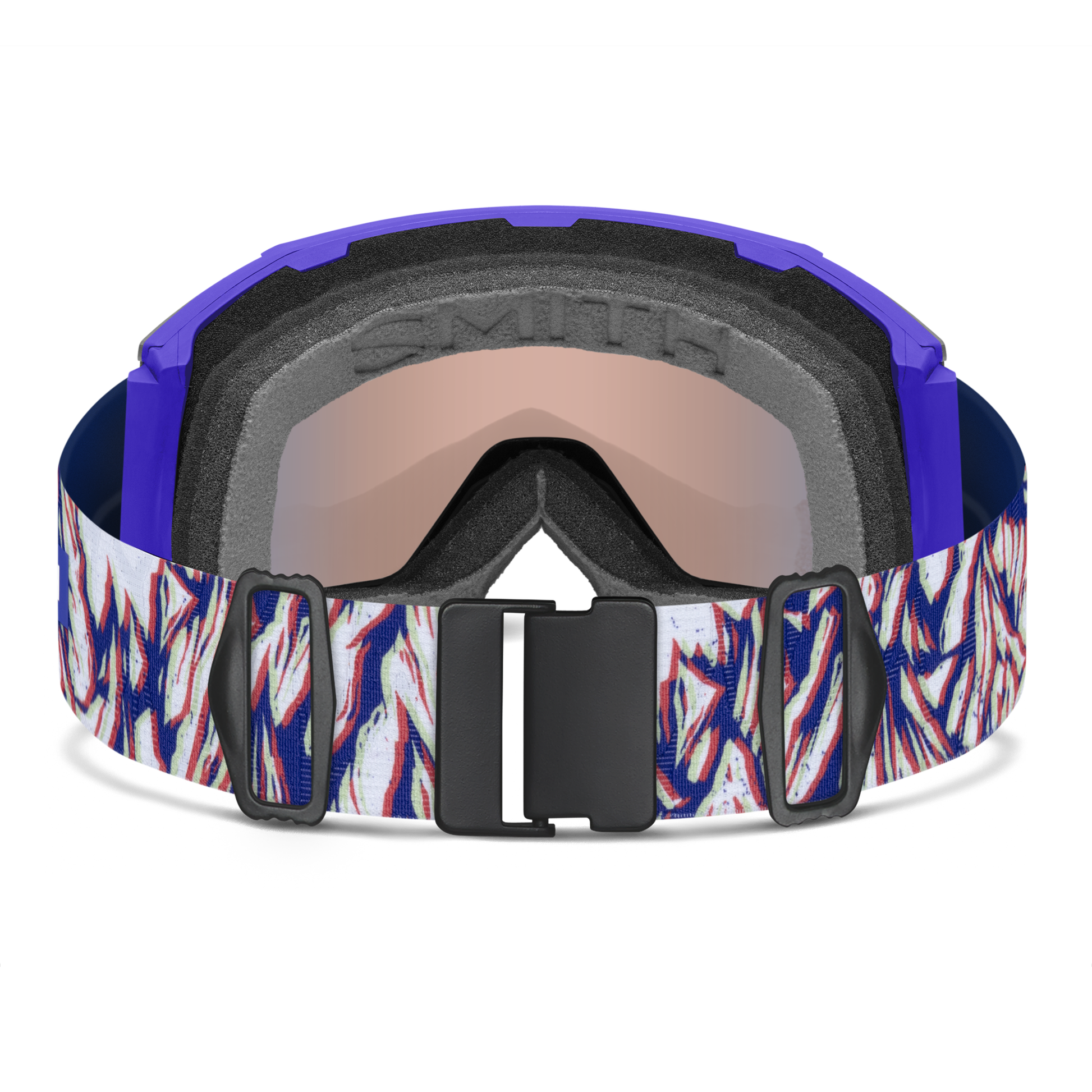 Squad MAG Low Bridge Fit, White Vapor | ChromaPop Everyday Rose Gold Mirror