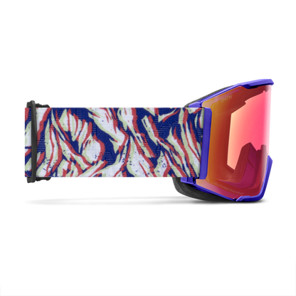 Squad MAG Low Bridge Fit, White Vapor | ChromaPop Everyday Rose Gold Mirror