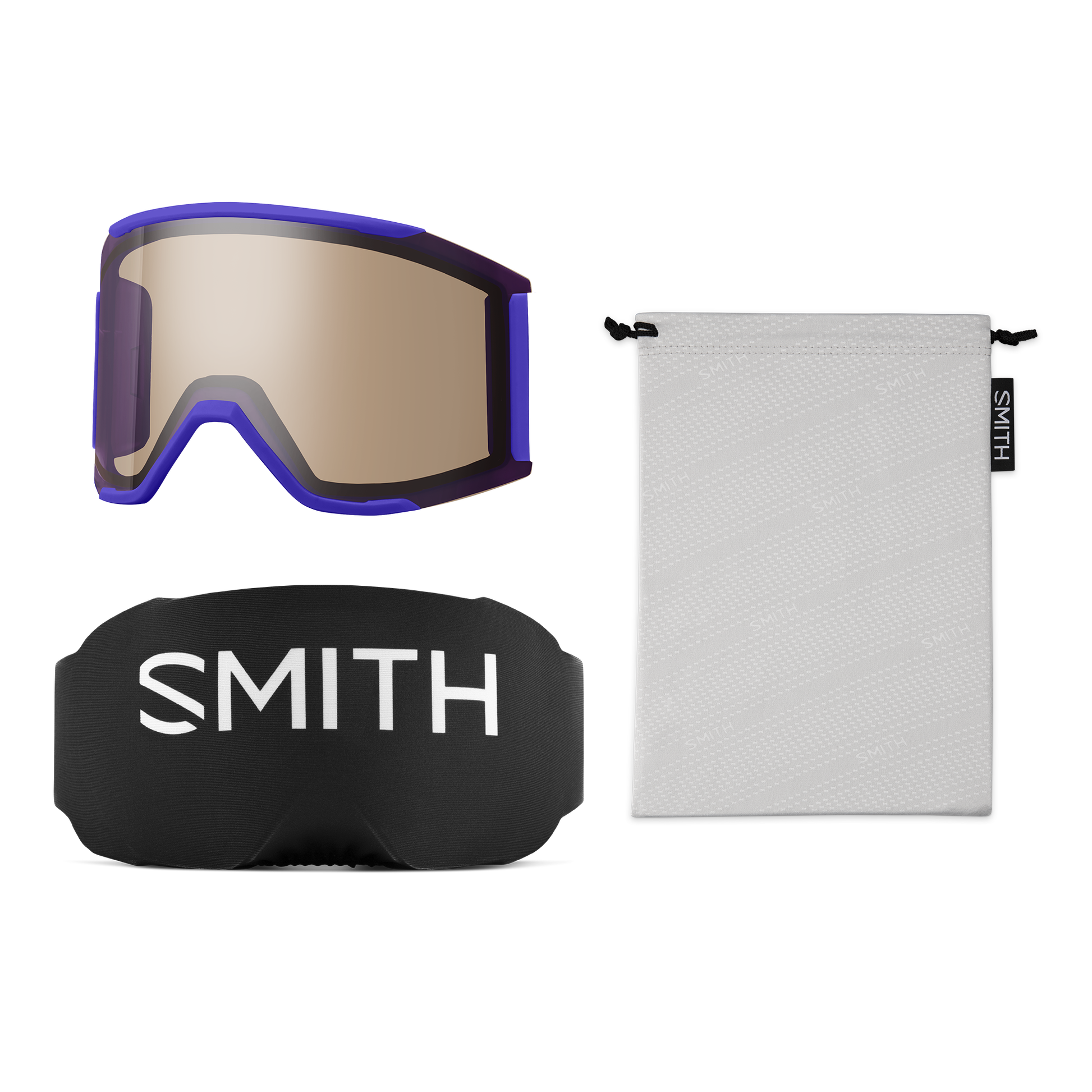Squad MAG Low Bridge Fit, White Vapor | ChromaPop Everyday Rose Gold Mirror
