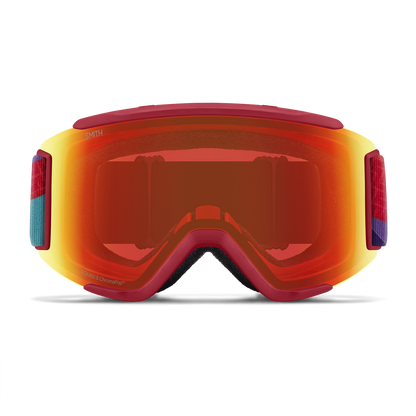 Squad S Low Bridge Fit, Crimson Amazezing | ChromaPop Everyday Red Mirror