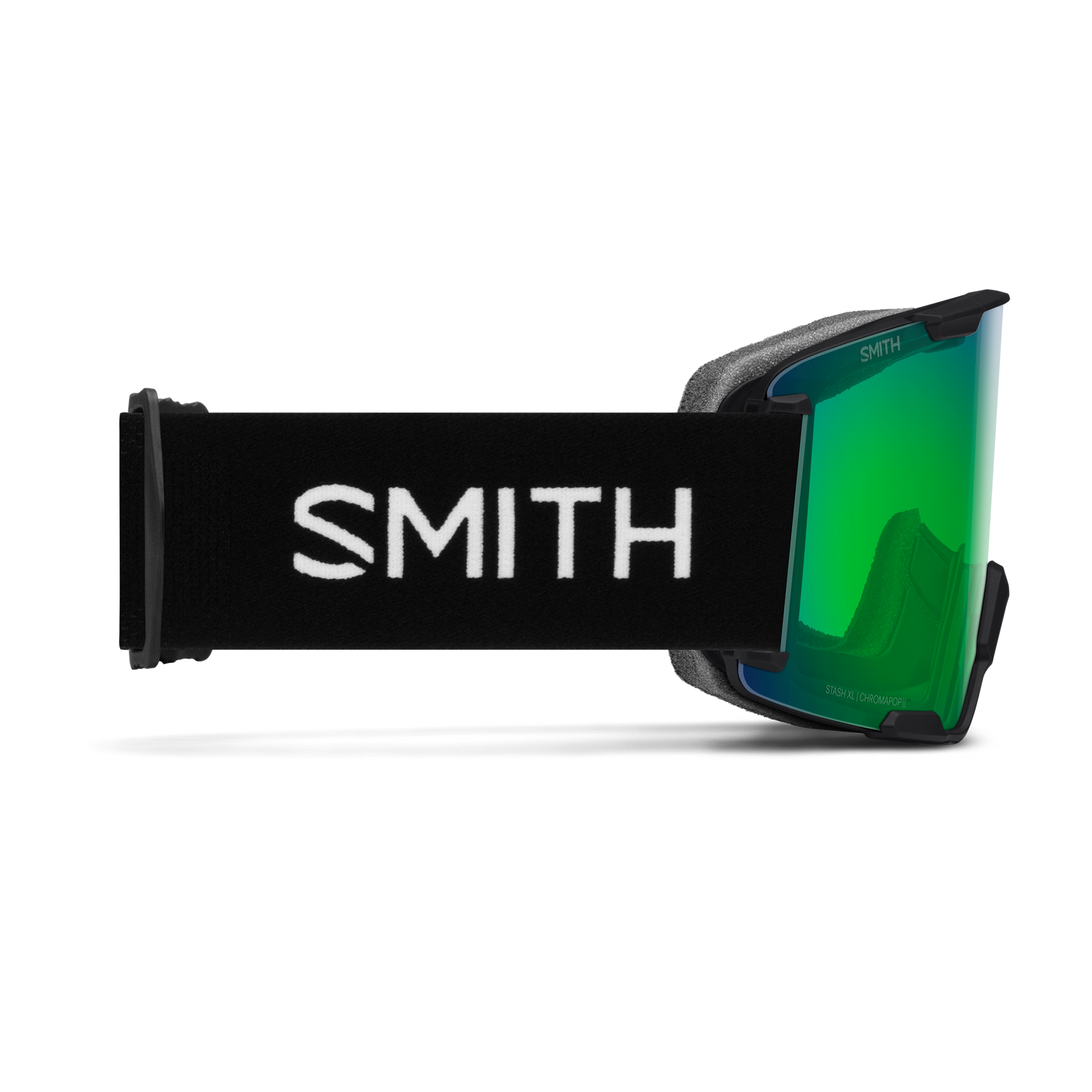 Stash XL Low Bridge Fit, Black | ChromaPop Sun Black Gold Mirror