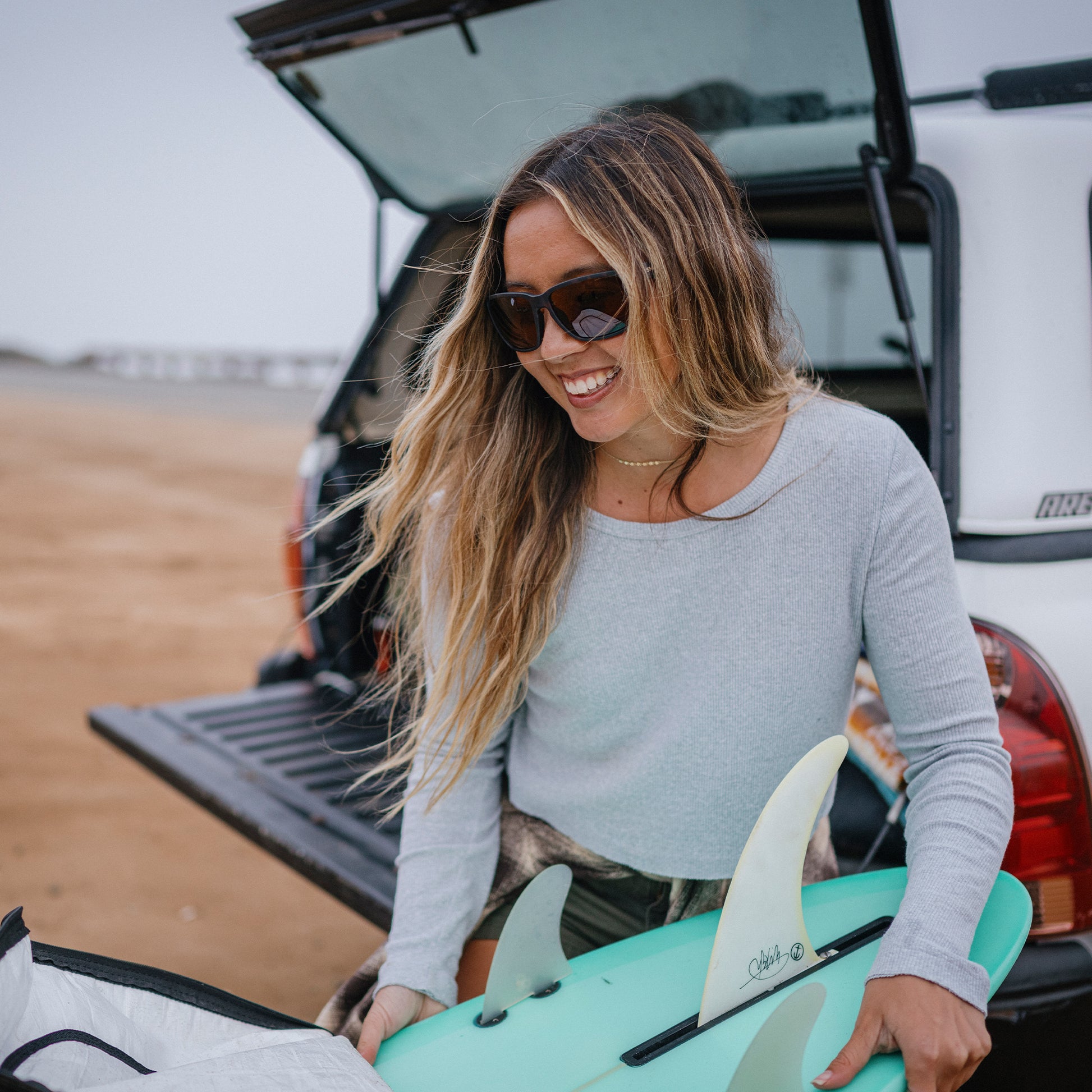 Emerge, Sunglasses + Matte Black | ChromaPop Polarized Gray Green