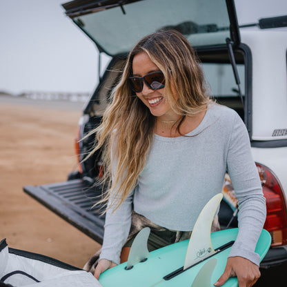 Emerge, Sunglasses + Matte Black | ChromaPop Polarized Gray Green