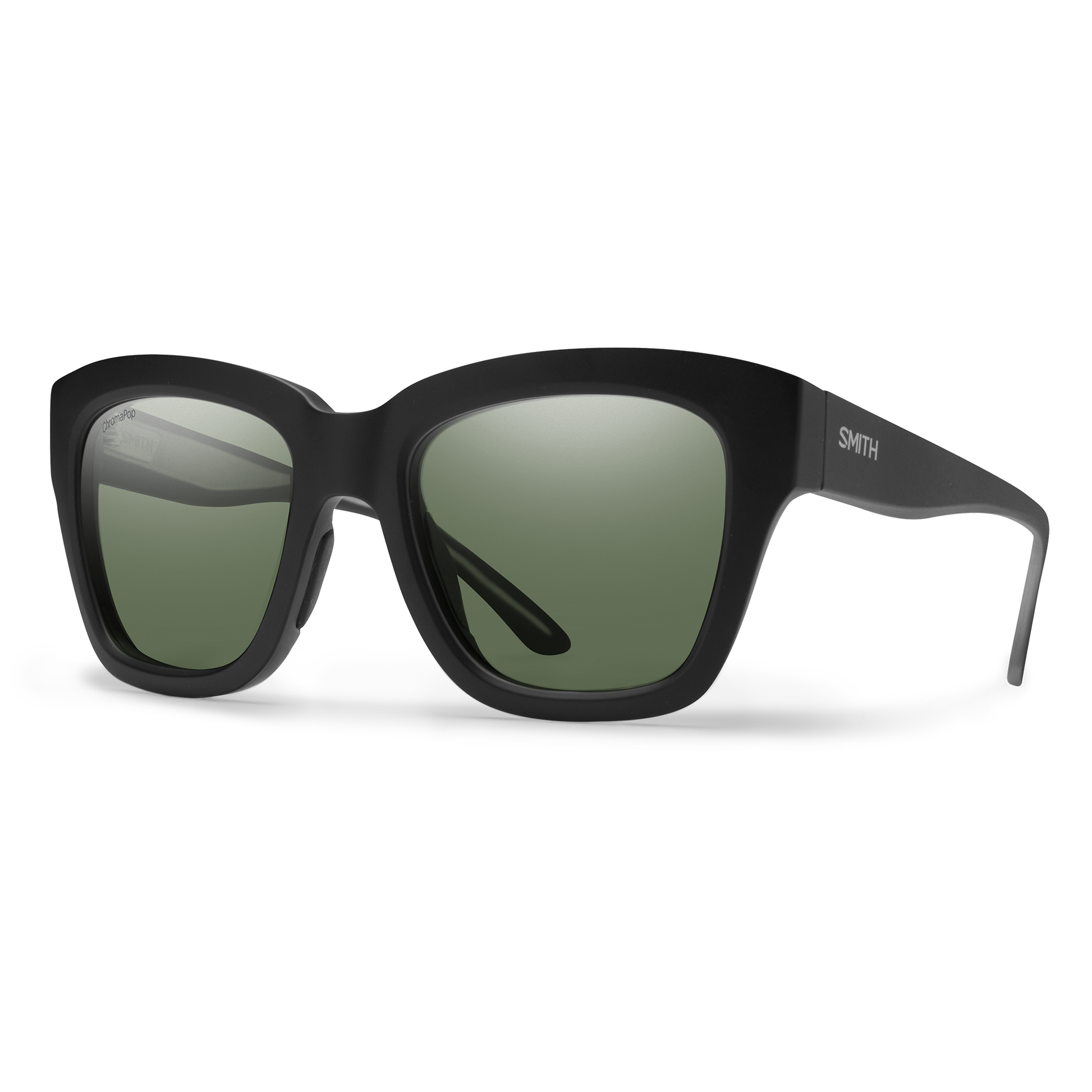 Sway - Past Season, Matte Black | ChromaPop Polarized Gray Green