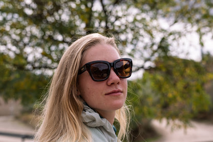 Sway - Past Season, Matte Black | ChromaPop Polarized Gray Green