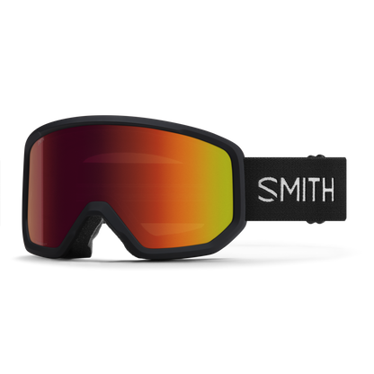 Transfer Low Bridge Fit, Black | Red Sol-X Mirror