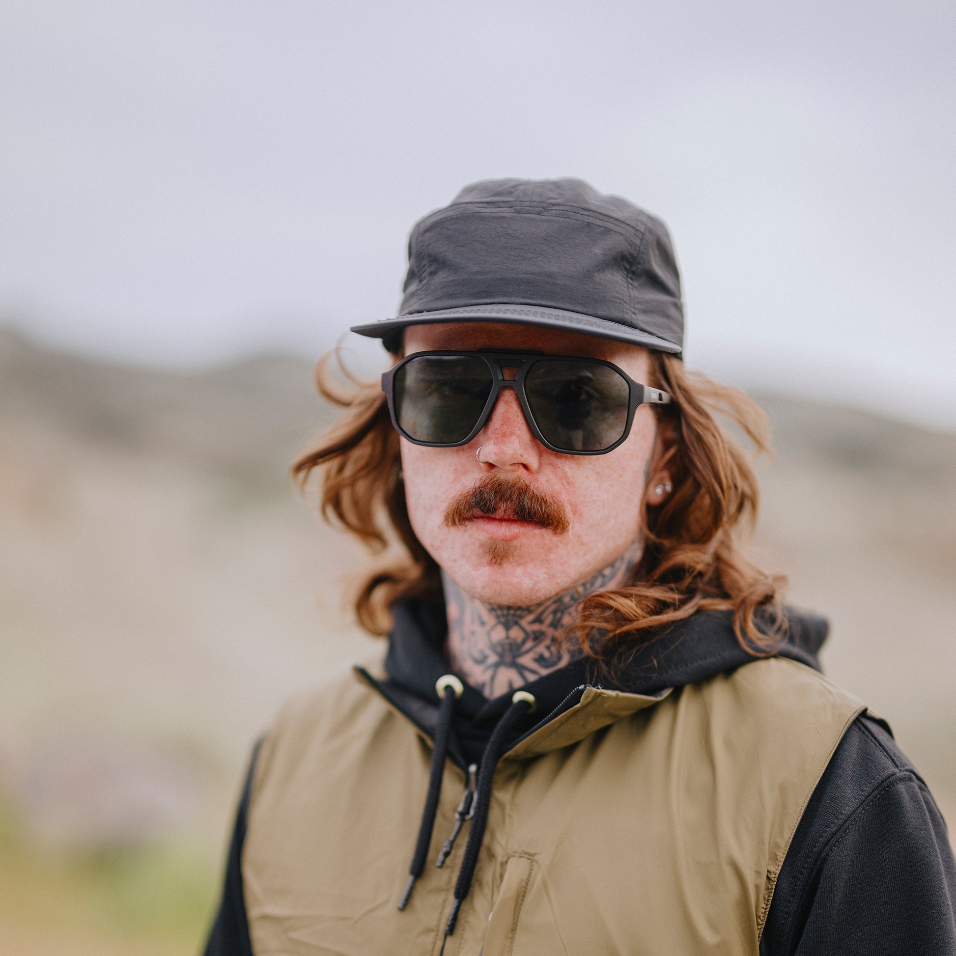 Truss, Sunglasses + Matte Olive Oil | ChromaPop Polarized Brown