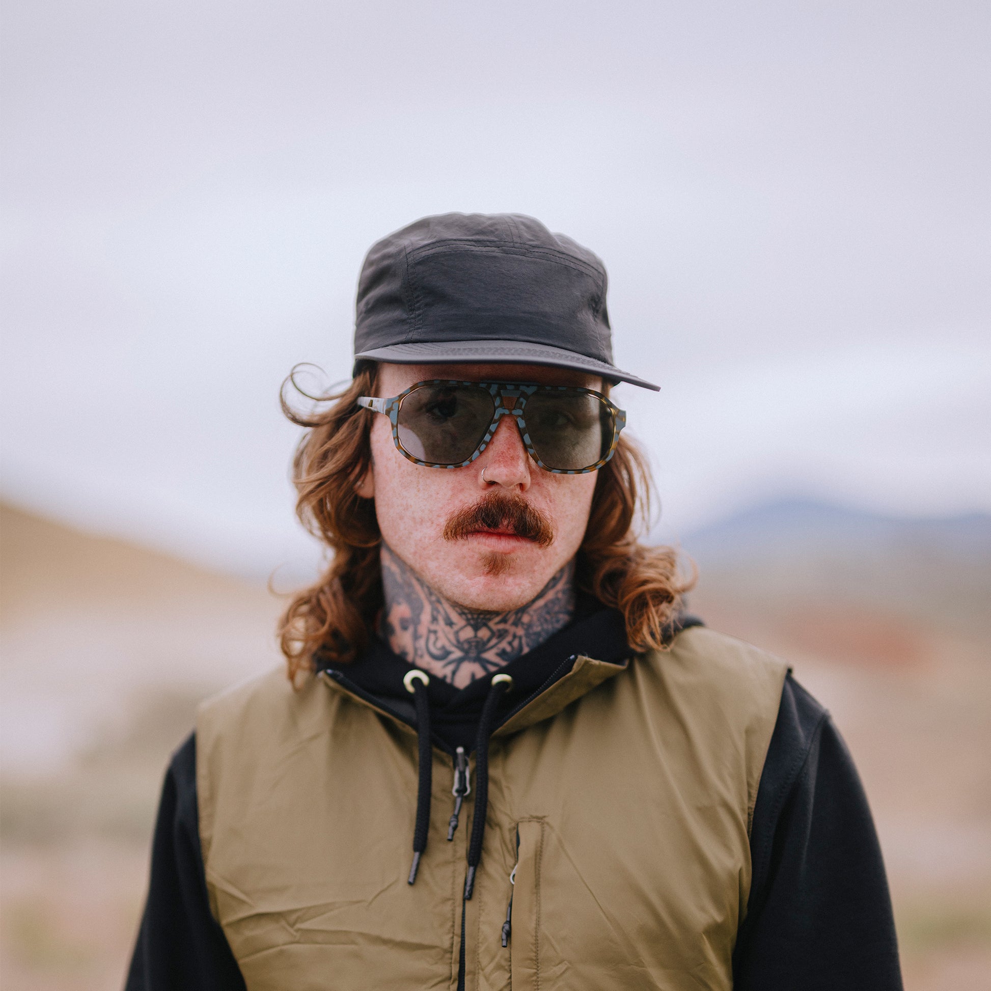 Truss, Sunglasses + Matte Olive Oil | ChromaPop Polarized Brown