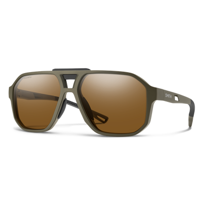 Truss, Sunglasses + Matte Olive Oil | ChromaPop Polarized Brown
