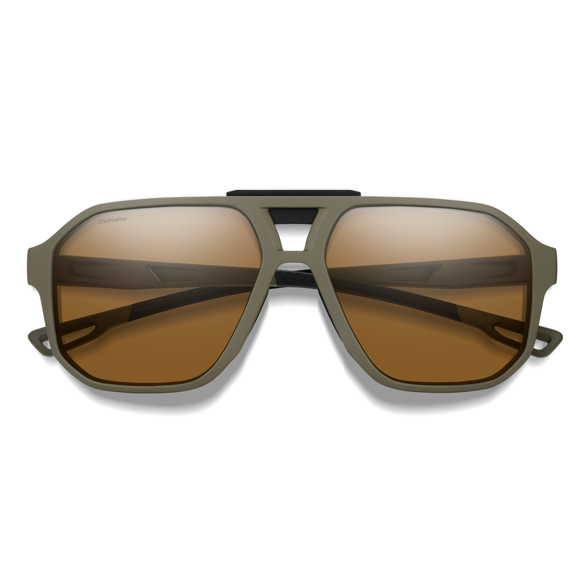 Truss, Sunglasses + Matte Olive Oil | ChromaPop Polarized Brown