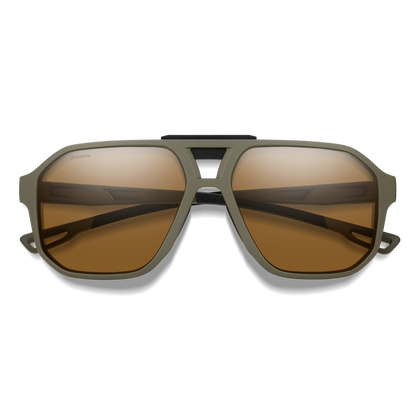 Truss, Sunglasses + Matte Olive Oil | ChromaPop Polarized Brown
