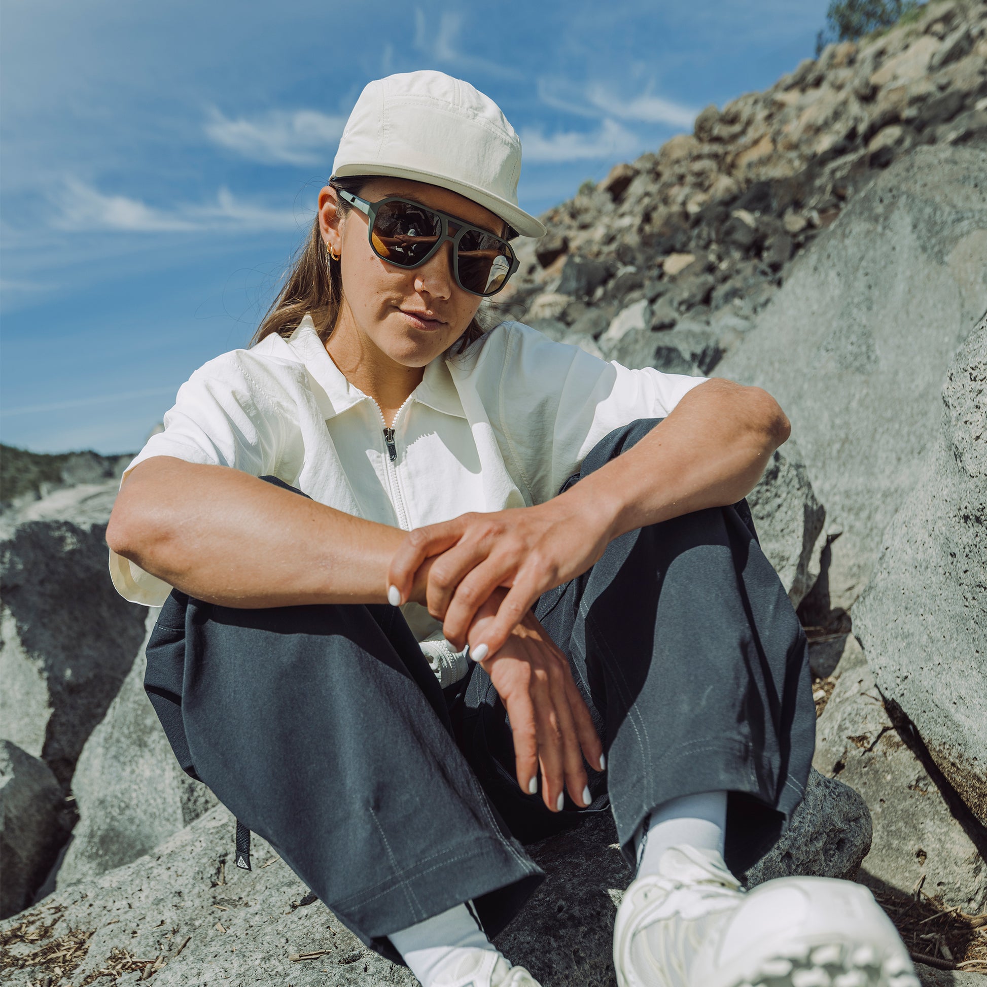 Truss, Sunglasses + Matte Olive Oil | ChromaPop Polarized Brown
