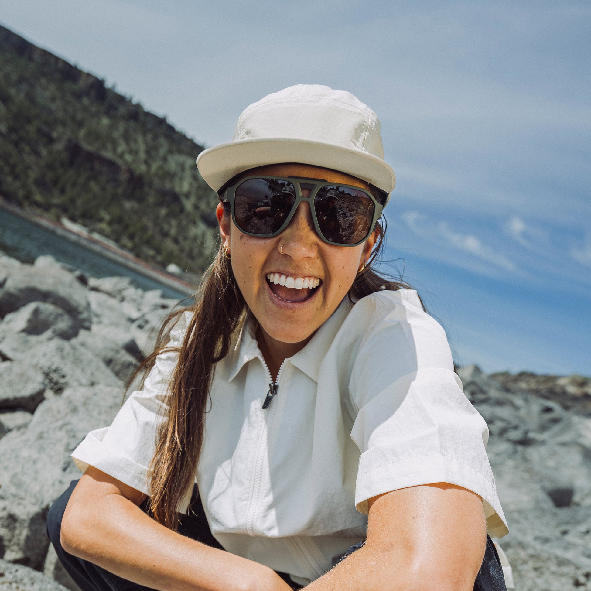 Truss, Sunglasses + Matte Olive Oil | ChromaPop Polarized Brown