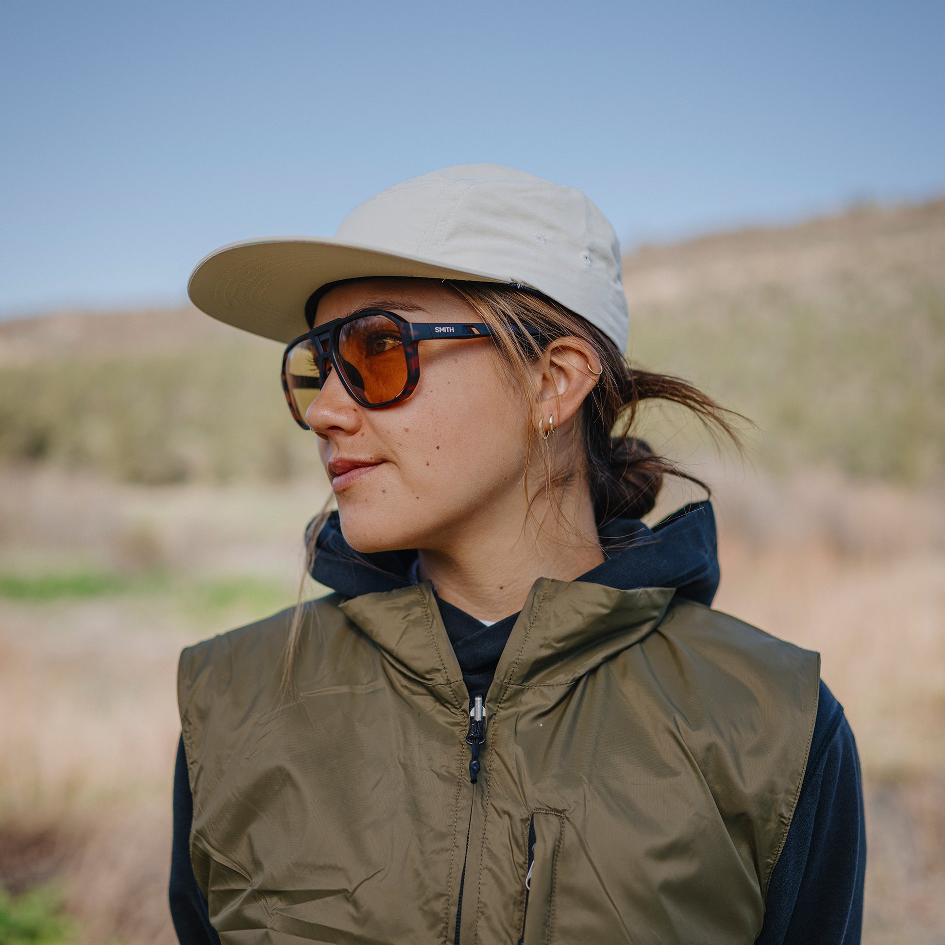 Truss, Sunglasses + Matte Olive Oil | ChromaPop Polarized Brown