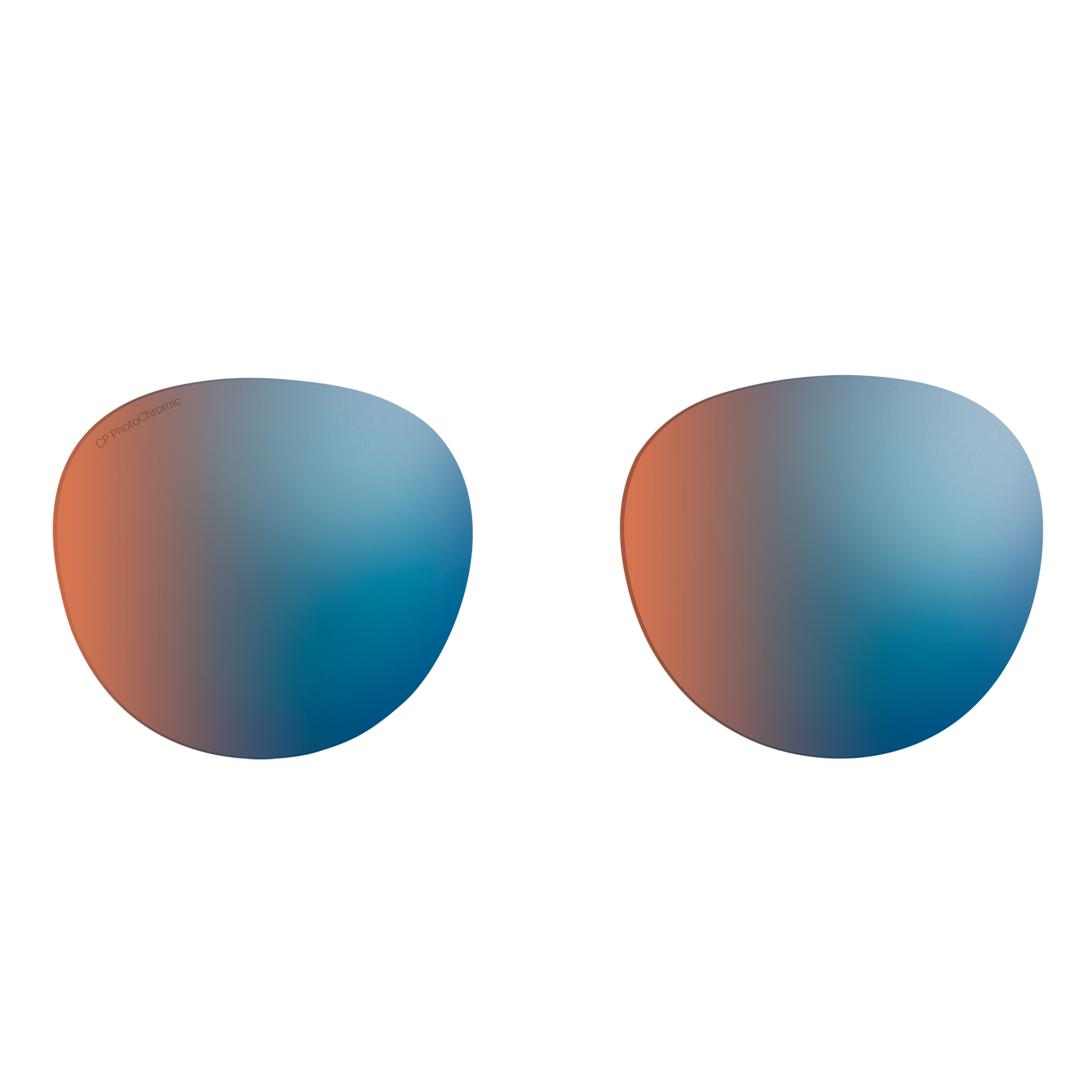 Venture Sunglass Replacement Lens, ChromaPop Glacier Photochromic Copper Blue Mirror