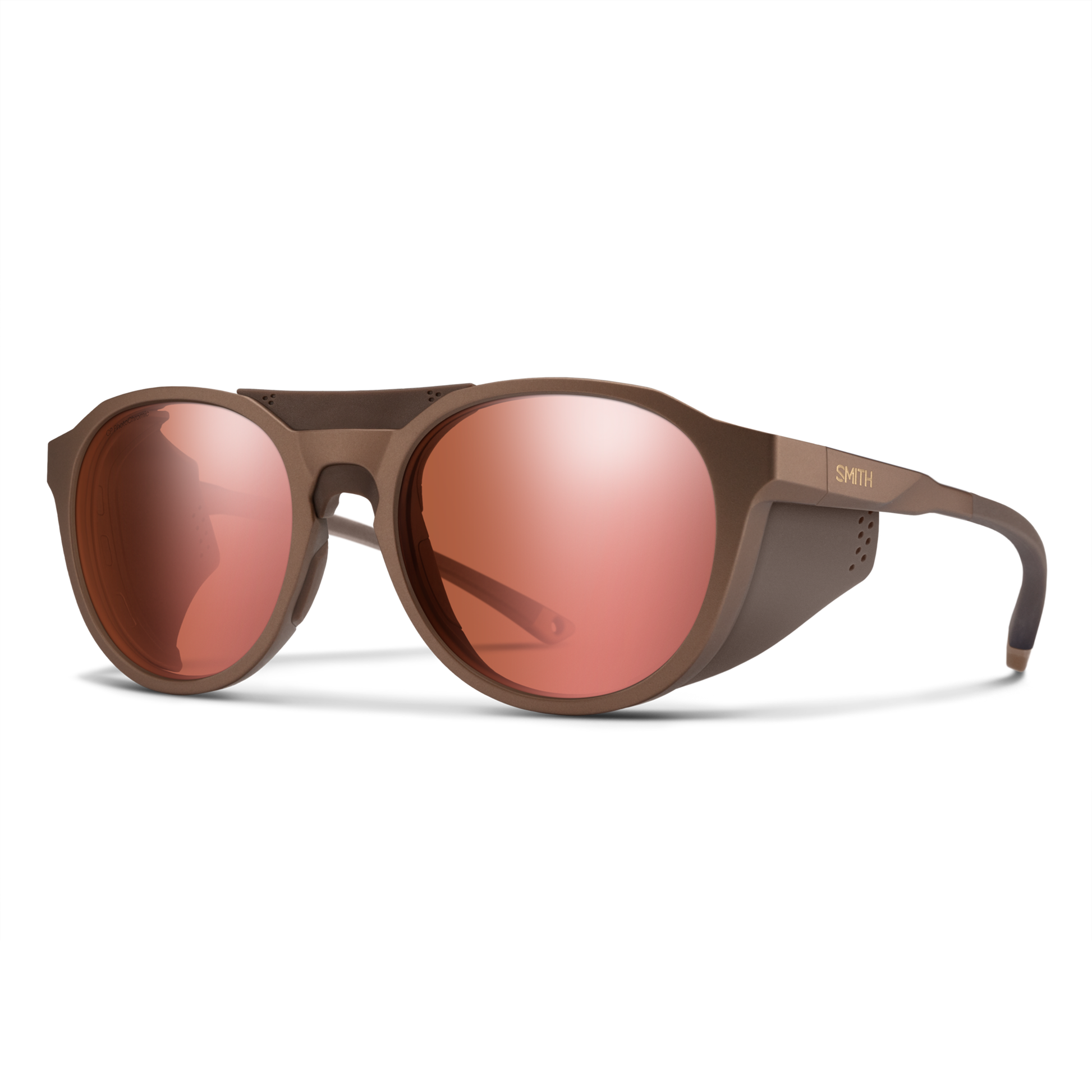 Venture, Sunglasses + Matte Gravy | ChromaPop Glacier Photochromic Copper Gold Mirror