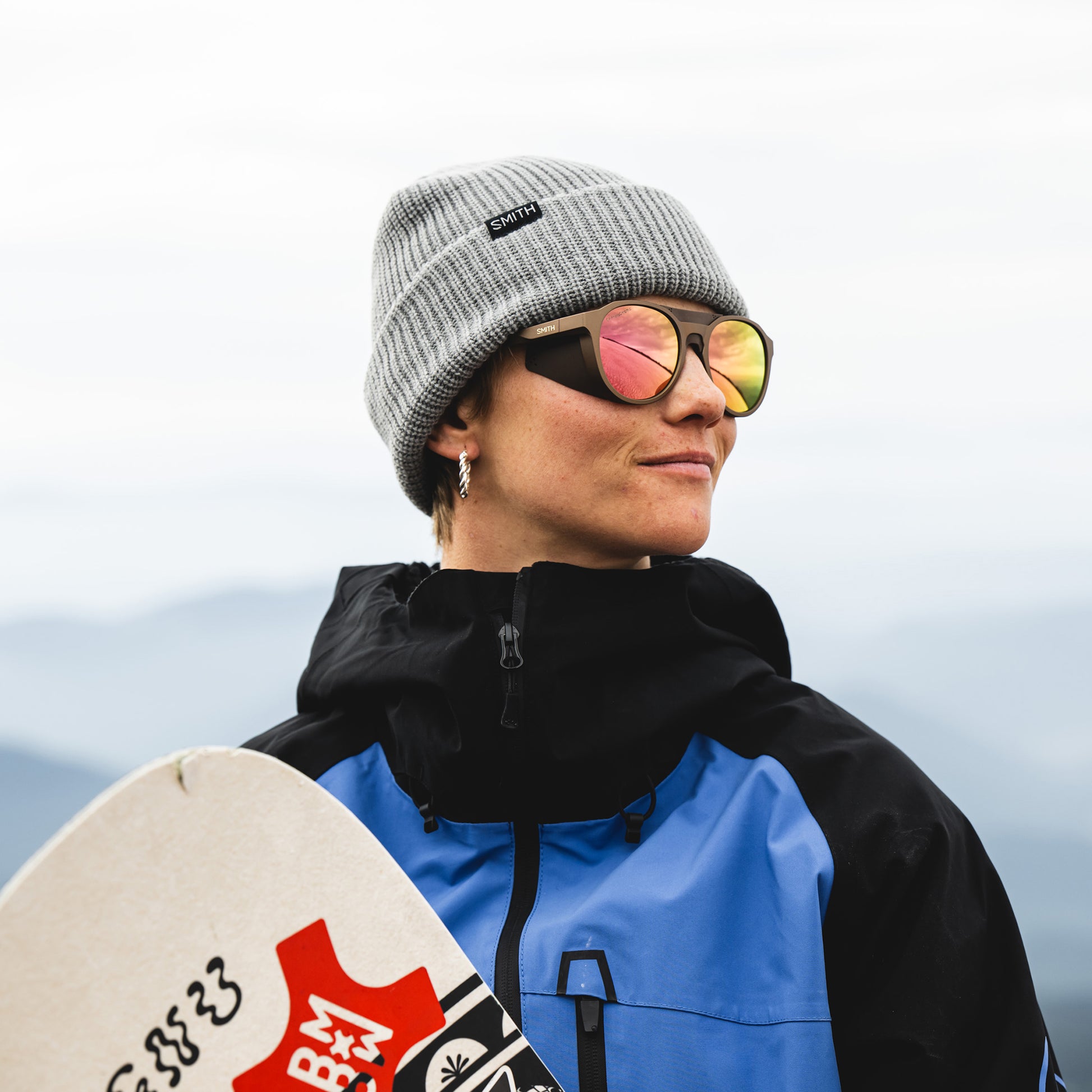 Venture, Sunglasses + Matte Gravy | ChromaPop Glacier Photochromic Copper Gold Mirror
