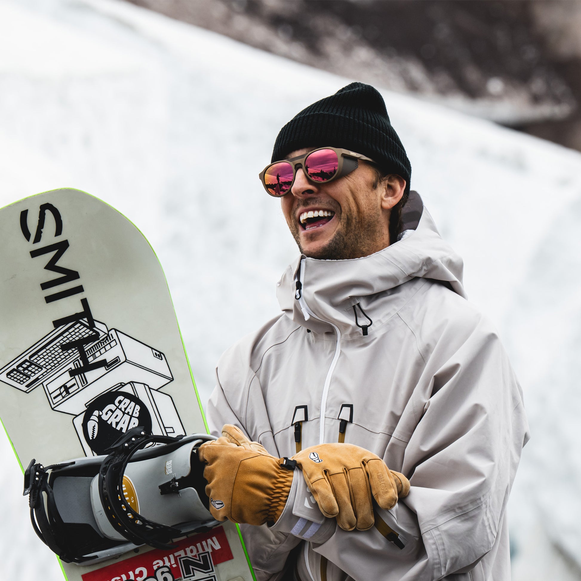 Venture, Sunglasses + Matte Gravy | ChromaPop Glacier Photochromic Copper Gold Mirror