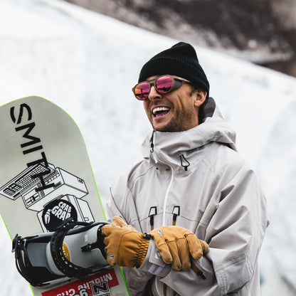Venture, Sunglasses + Matte Gravy | ChromaPop Glacier Photochromic Copper Gold Mirror