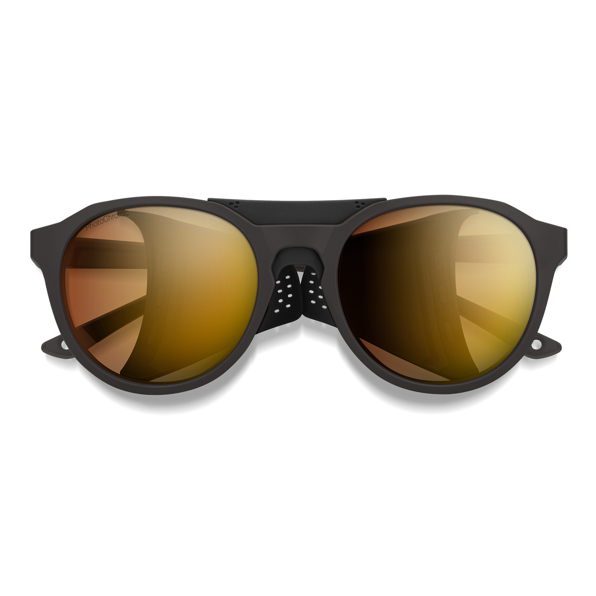 Venture, Sunglasses + Matte Gravy | ChromaPop Glacier Photochromic Copper Gold Mirror