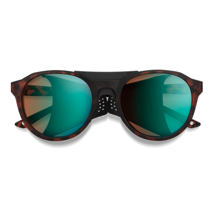 Venture, Sunglasses + Matte Gravy | ChromaPop Glacier Photochromic Copper Gold Mirror