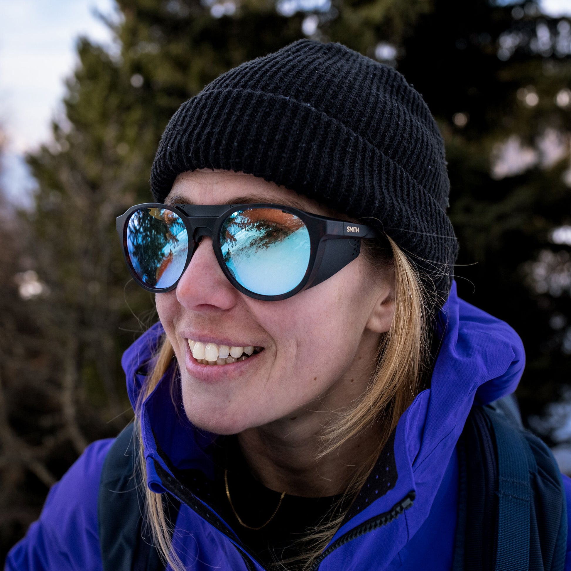 Venture, Sunglasses + Matte Gravy | ChromaPop Glacier Photochromic Copper Gold Mirror