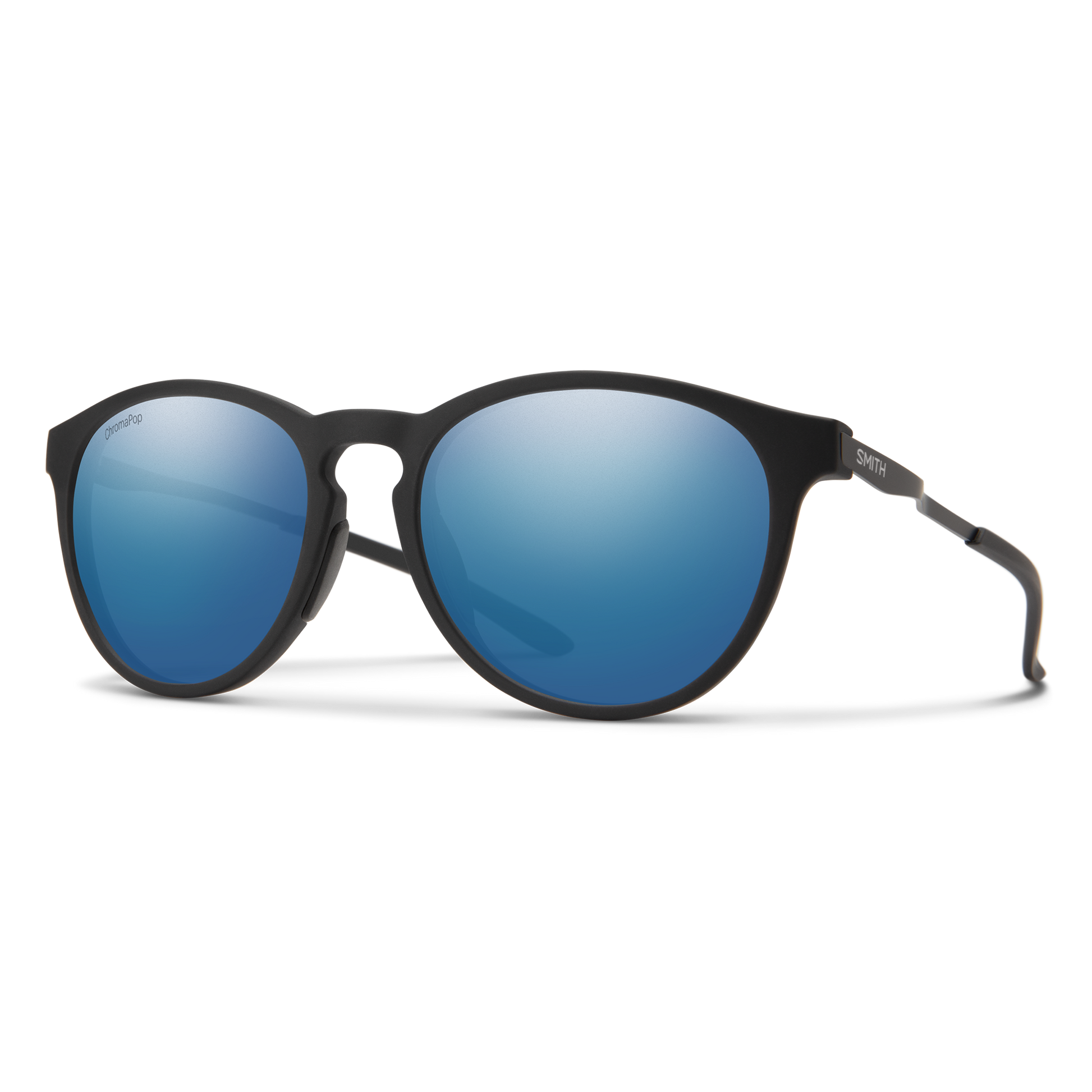 Wander RX, Matte Black + ChromaPop Polarized Blue Mirror