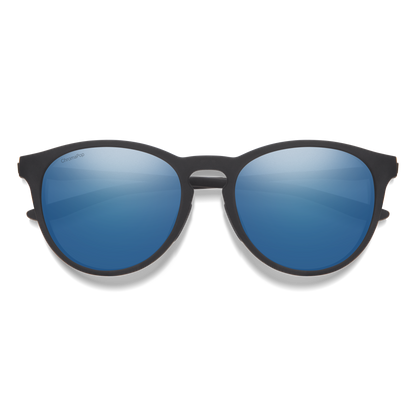 Wander RX, Matte Black + ChromaPop Polarized Blue Mirror