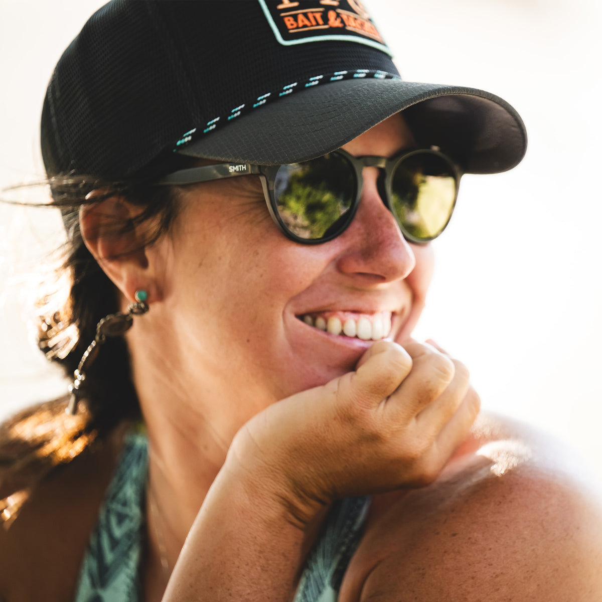 Westward, Sunglasses + Summit Crystal | ChromaPop Polarized Gray Green
